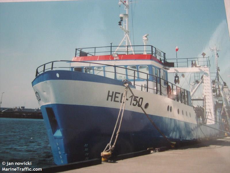 hel-150 (Fishing Vessel) - IMO 8600260, MMSI 261003910, Call Sign SPG2009 under the flag of Poland