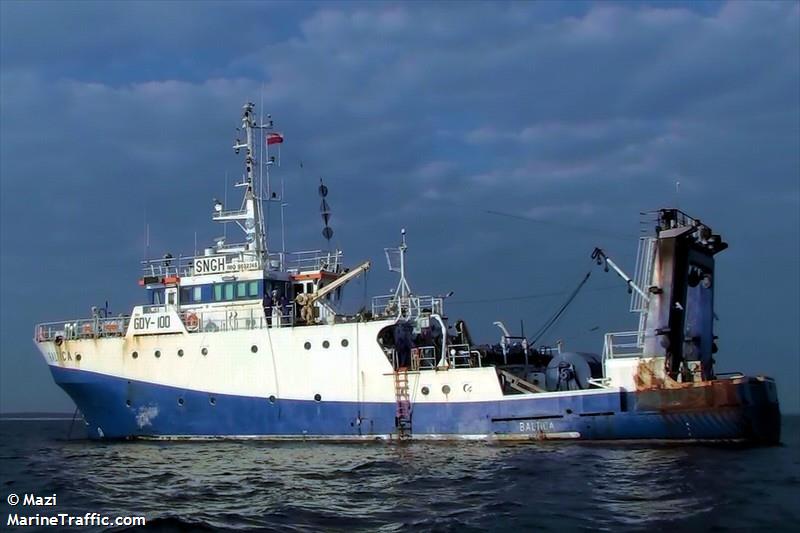baltica (Fishing Support Vessel) - IMO 9032745, MMSI 261061000, Call Sign SNGH under the flag of Poland