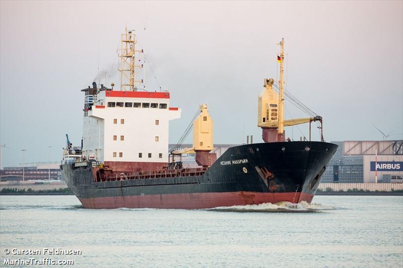 mekhanik makarin (General Cargo Ship) - IMO 8904379, MMSI 273115700, Call Sign UCOR under the flag of Russia