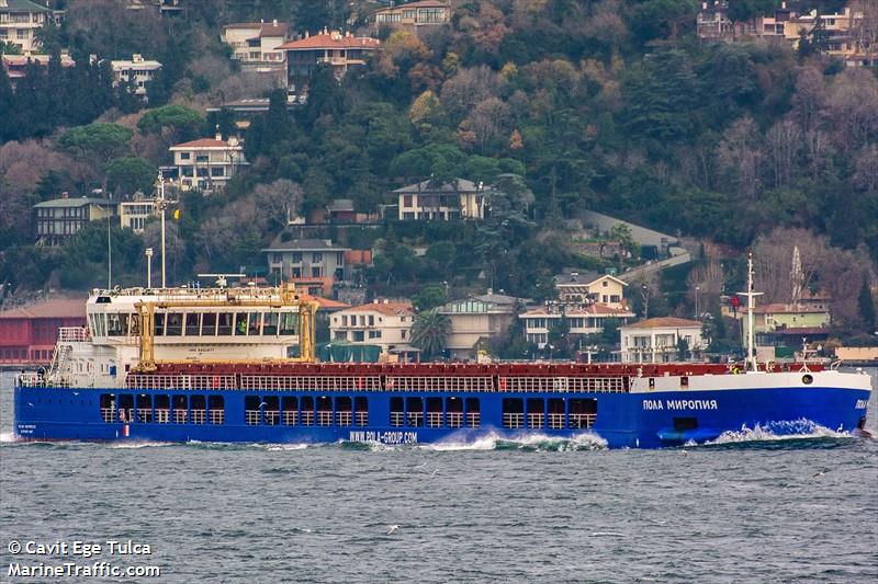 pola miropia (General Cargo Ship) - IMO 9903877, MMSI 273215580, Call Sign UBYU3 under the flag of Russia