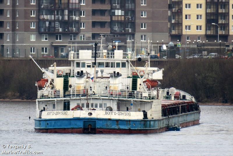 volgo-don 5010 (Cargo ship) - IMO , MMSI 273444780, Call Sign UBIA-9 under the flag of Russia