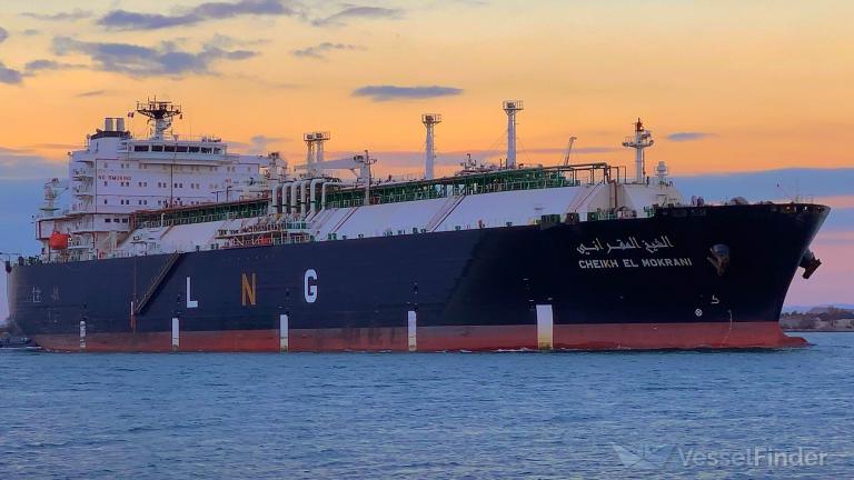 cheikh el mokrani (LNG Tanker) - IMO 9324332, MMSI 309979000, Call Sign C6WD5 under the flag of Bahamas