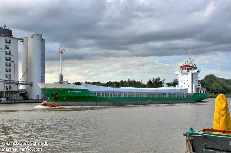 wilson monsoon (General Cargo Ship) - IMO 9163582, MMSI 314475000, Call Sign 8PAR3 under the flag of Barbados