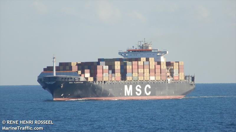msc florentina (Container Ship) - IMO 9251705, MMSI 352870000, Call Sign HPFH under the flag of Panama