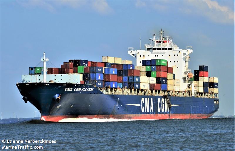 cma cgm alcazar (Container Ship) - IMO 9335197, MMSI 357214000, Call Sign 3ENL3 under the flag of Panama