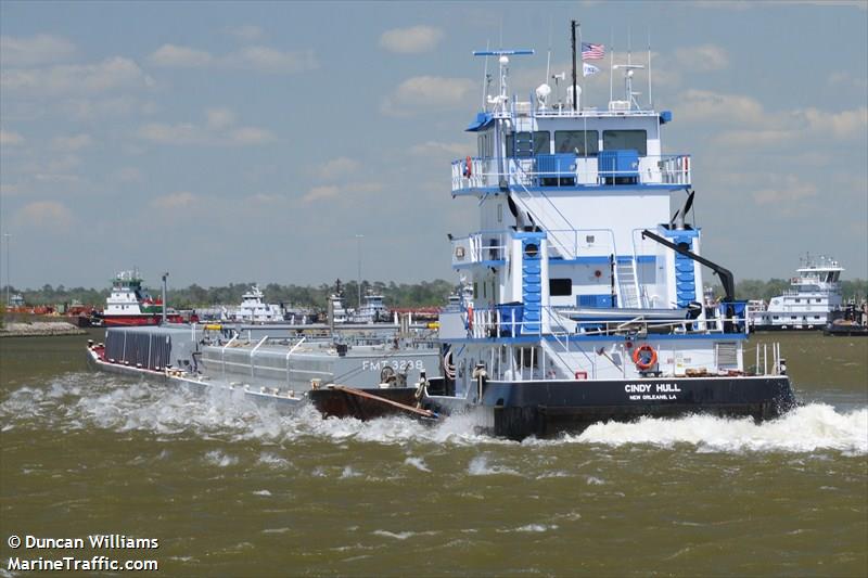 cindy hull (Towing vessel) - IMO , MMSI 367327560, Call Sign WDE2631 under the flag of United States (USA)