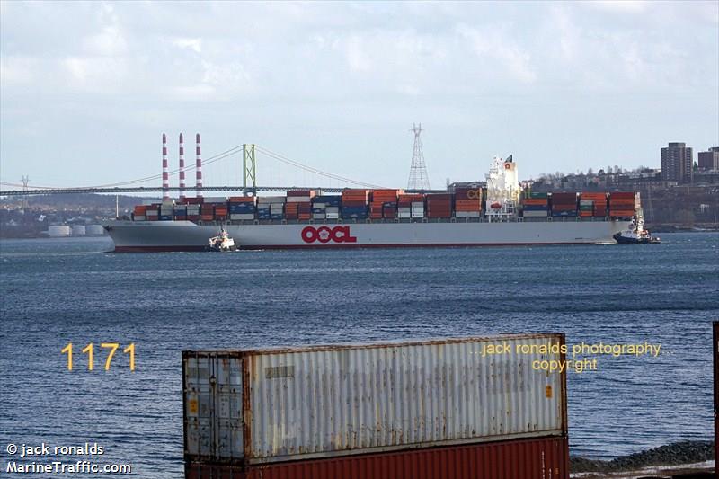 oocl oakland (Container Ship) - IMO 9367190, MMSI 372740000, Call Sign 3EKJ6 under the flag of Panama