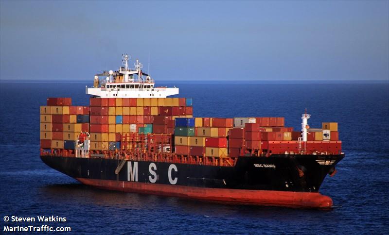 msc banu (Container Ship) - IMO 9263332, MMSI 372972000, Call Sign 3ELK7 under the flag of Panama