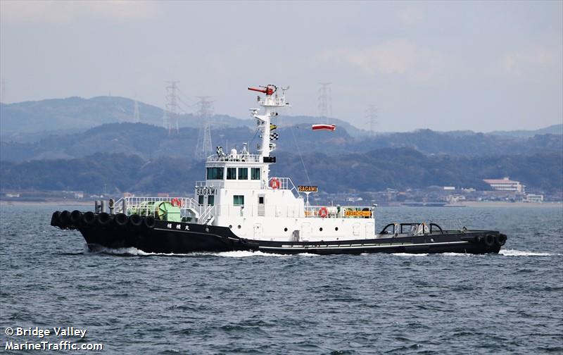 sagamimaru (Tug) - IMO , MMSI 431002093, Call Sign JD3126 under the flag of Japan