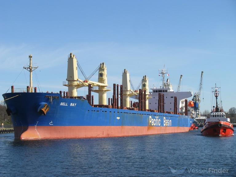 bell bay (Bulk Carrier) - IMO 9312664, MMSI 477214800, Call Sign VRBY9 under the flag of Hong Kong