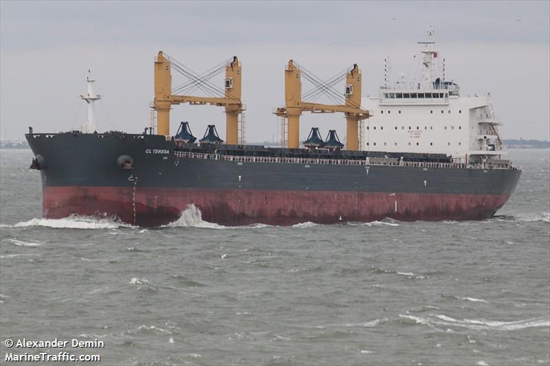 cl teresa (Bulk Carrier) - IMO 9721073, MMSI 477230200, Call Sign VRSE4 under the flag of Hong Kong