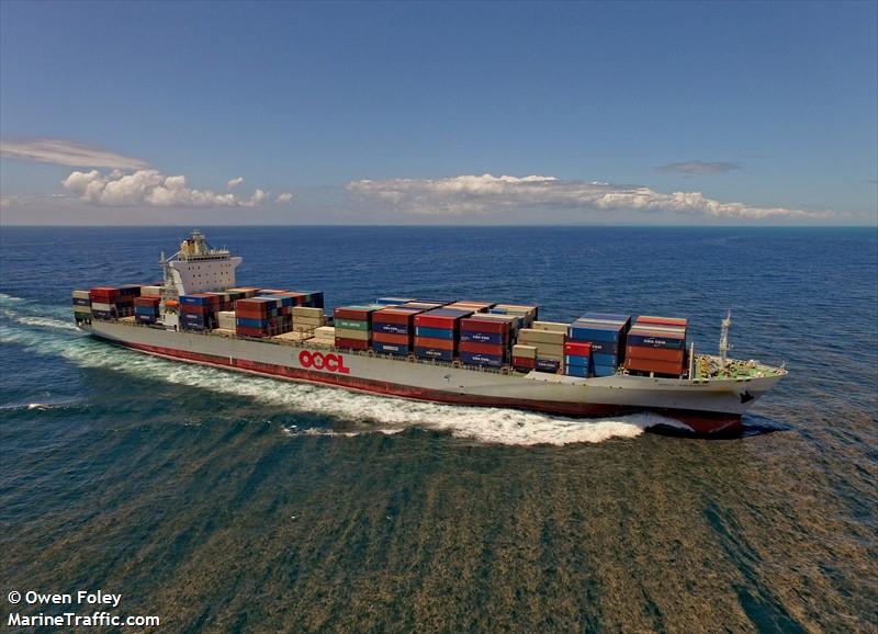 oocl savannah (Container Ship) - IMO 9404871, MMSI 477738900, Call Sign VRGO8 under the flag of Hong Kong