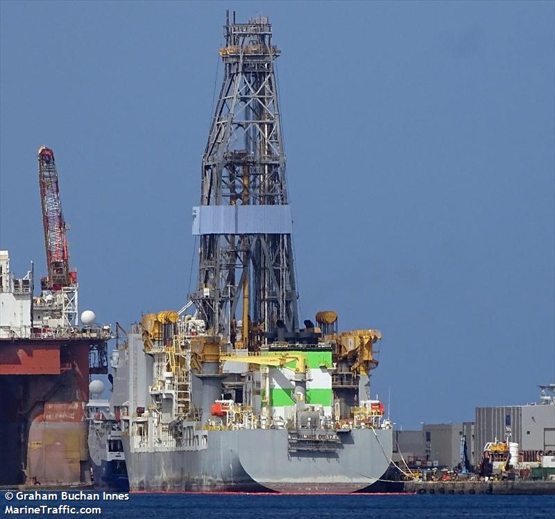 rowan reliance (Drilling Ship) - IMO 9646950, MMSI 538004645, Call Sign V7YE9 under the flag of Marshall Islands