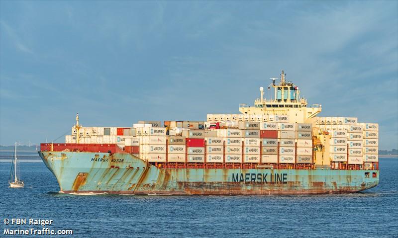 maersk buton (Container Ship) - IMO 9392925, MMSI 565971000, Call Sign 9V7498 under the flag of Singapore