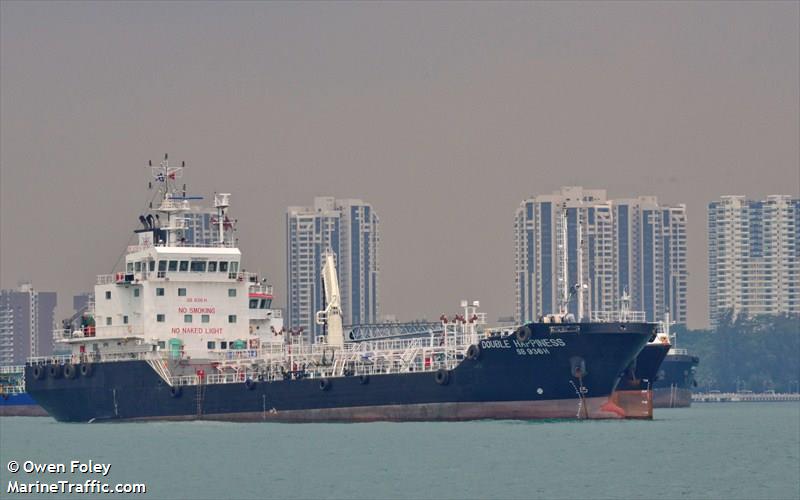double happiness (Oil Products Tanker) - IMO 9655779, MMSI 566946000, Call Sign 9V9891 under the flag of Singapore