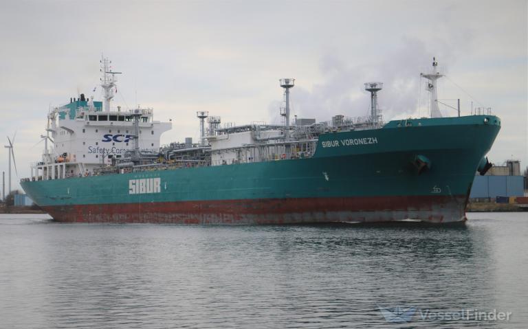 sibur voronezh (LPG Tanker) - IMO 9655509, MMSI 636015736, Call Sign D5CM7 under the flag of Liberia