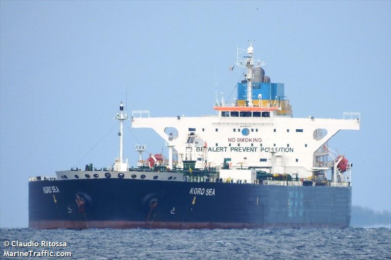 koro sea (Crude Oil Tanker) - IMO 9395379, MMSI 636016968, Call Sign D5IQ6 under the flag of Liberia