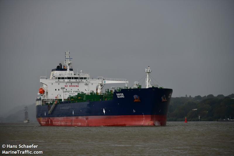 navig8 guard (Chemical/Oil Products Tanker) - IMO 9833670, MMSI 636018606, Call Sign D5QM9 under the flag of Liberia