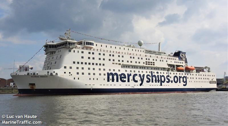 global mercy (Hospital Vessel) - IMO 9726499, MMSI 249269000, Call Sign 9HA4179 under the flag of Malta