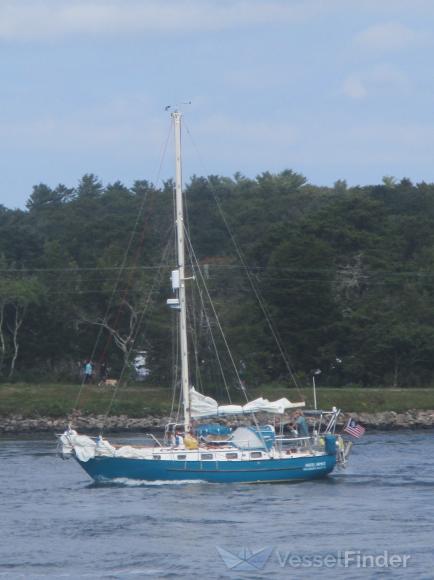 sv hazel james (Sailing vessel) - IMO , MMSI 368158920, Call Sign WDL7296 under the flag of United States (USA)