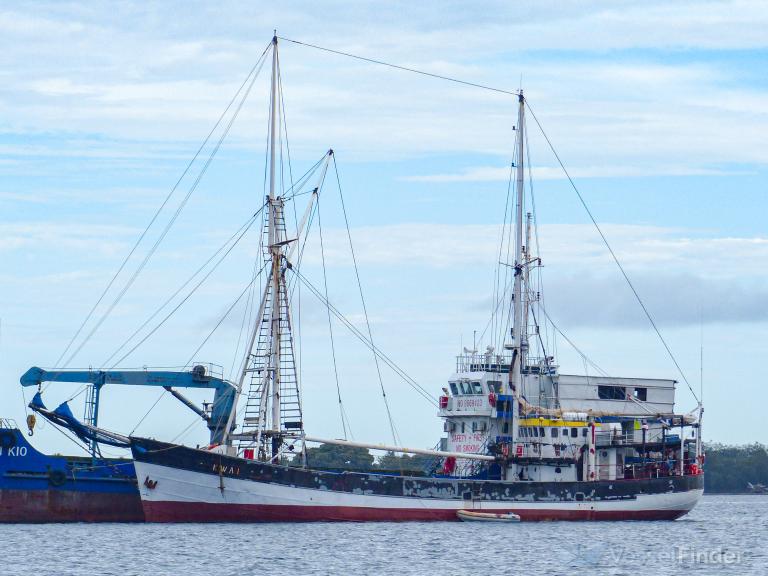 kwai (Sailing vessel) - IMO 5038404, MMSI 518000026, Call Sign E5WB under the flag of Cook Islands