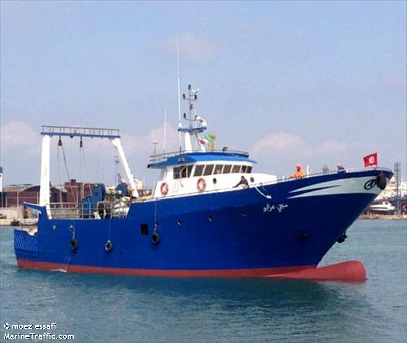 mongi azzabou (Fishing vessel) - IMO , MMSI 672585000, Call Sign 3V5842 under the flag of Tunisia