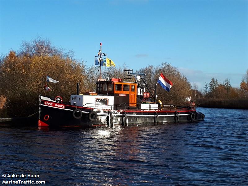 anne bauke (-) - IMO , MMSI 244030592, Call Sign PH4316 under the flag of Netherlands