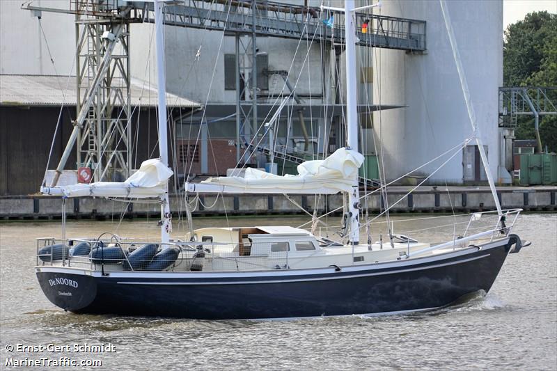 de noord (Sailing vessel) - IMO , MMSI 244180455, Call Sign PE6687 under the flag of Netherlands