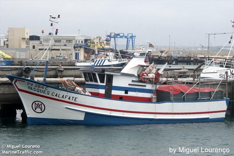 salvador graca (Fishing vessel) - IMO , MMSI 263402770, Call Sign CUEO9 under the flag of Portugal