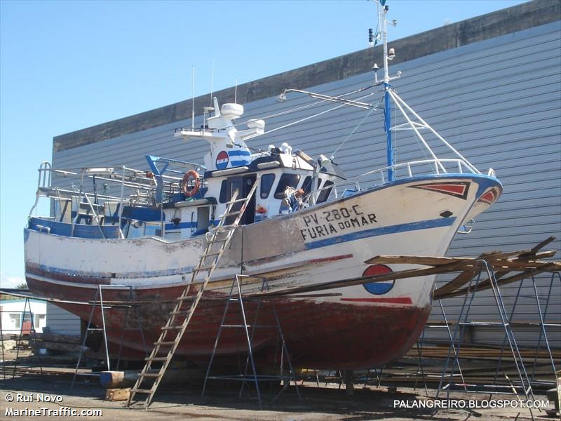 furia do mar (Fishing vessel) - IMO , MMSI 263500335, Call Sign CUCL9 under the flag of Portugal