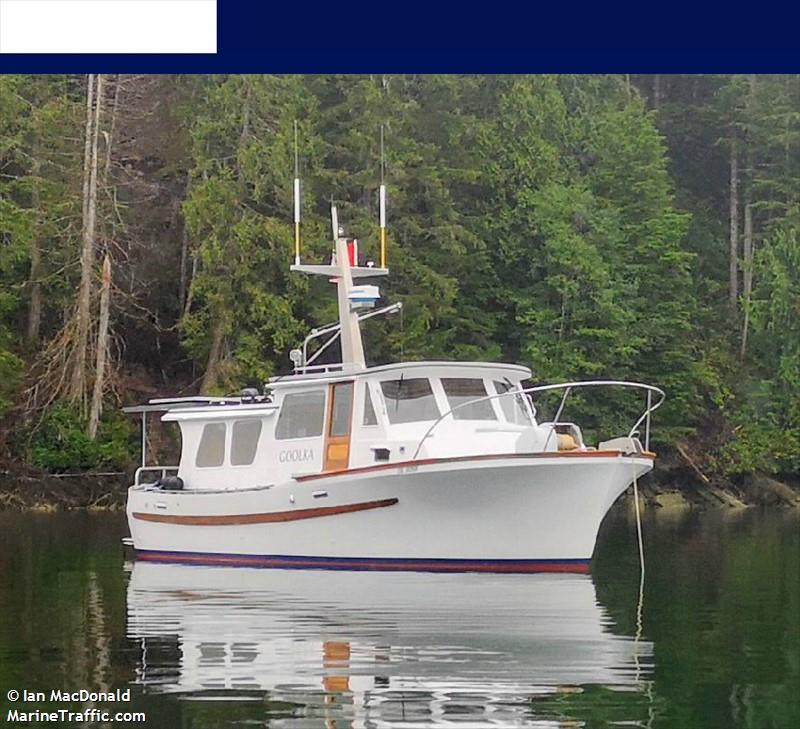 goolka (Pleasure craft) - IMO , MMSI 316025939 under the flag of Canada