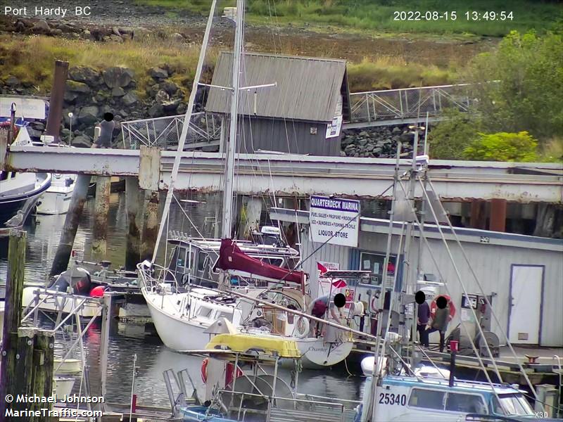 chanter (Sailing vessel) - IMO , MMSI 316036717 under the flag of Canada