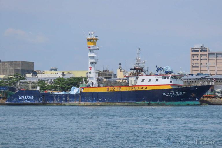 fair bravo 707 (Fishing Vessel) - IMO 9738703, MMSI 416004728, Call Sign BL2116 under the flag of Taiwan