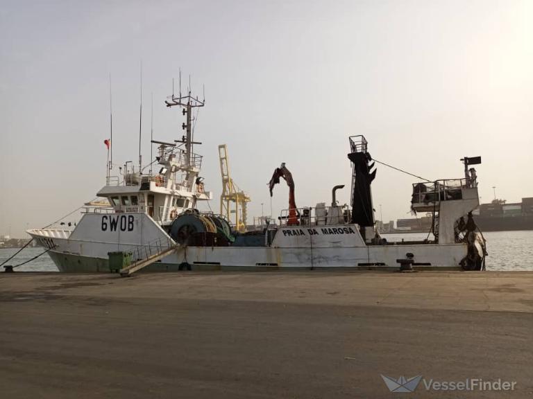 praia da marosa (Fishing vessel) - IMO , MMSI 663250000, Call Sign 6WOB under the flag of Senegal