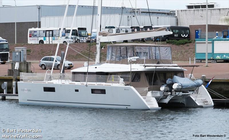 samadhi (Sailing vessel) - IMO , MMSI 244021719, Call Sign PG3379 under the flag of Netherlands
