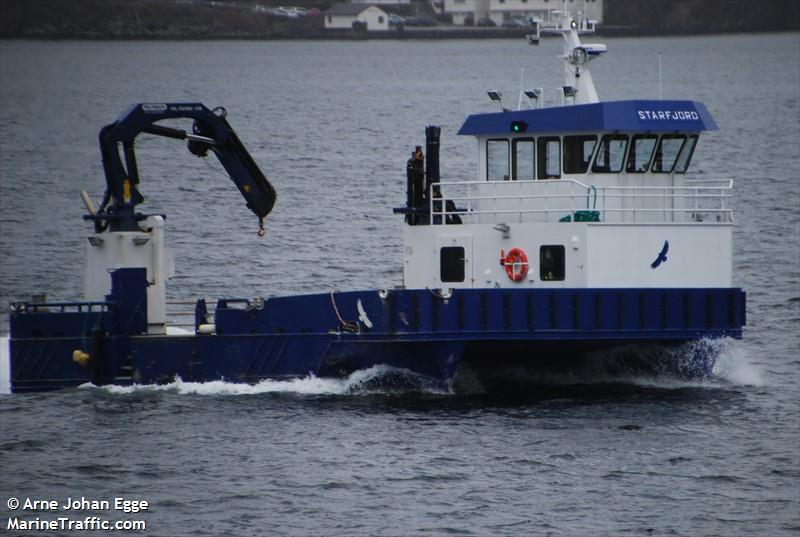 starfjord (Dredging or UW ops) - IMO , MMSI 257615800, Call Sign LG8173 under the flag of Norway