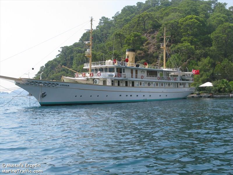 cigdem (Passenger ship) - IMO , MMSI 271002385, Call Sign TCCZ3 under the flag of Turkey