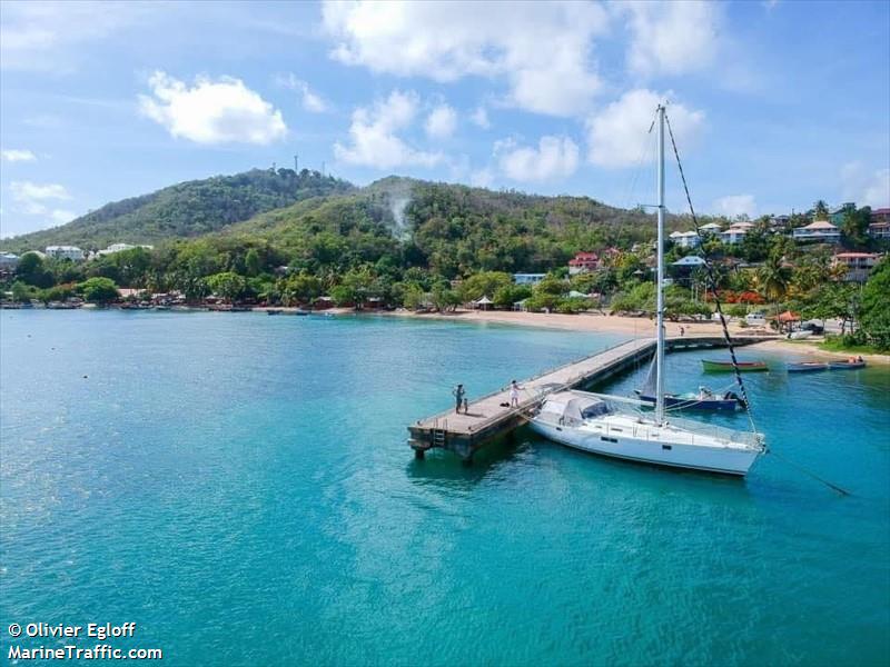 lady banana (Sailing vessel) - IMO , MMSI 347021280, Call Sign FL7247 under the flag of Martinique