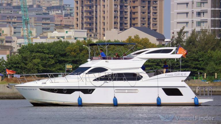urania (Pleasure craft) - IMO , MMSI 416006528, Call Sign BP3613 under the flag of Taiwan
