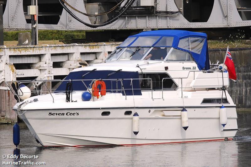seven cees (Pleasure craft) - IMO , MMSI 232014328, Call Sign MCSF5 under the flag of United Kingdom (UK)