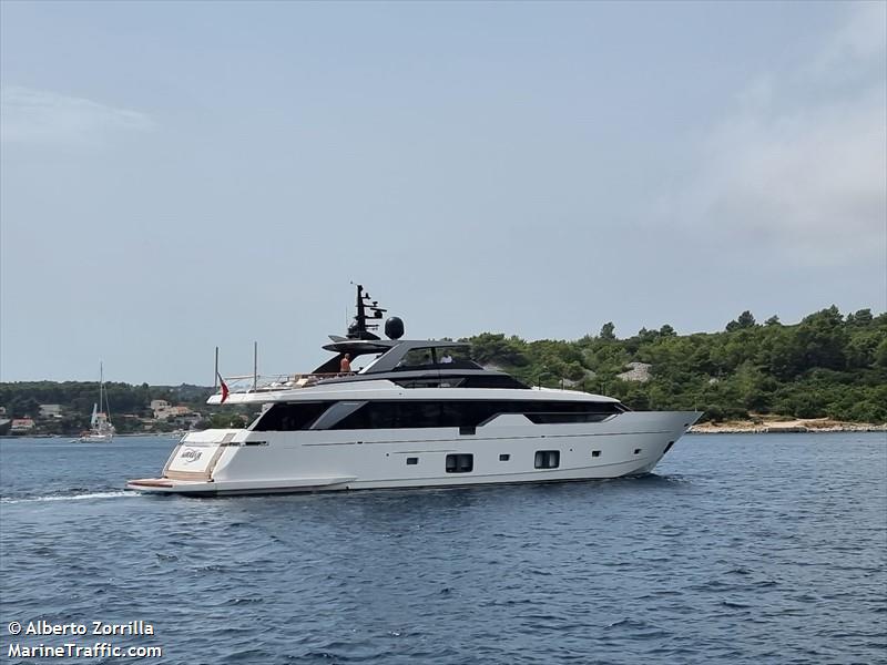 amouaje (Pleasure craft) - IMO , MMSI 232033156, Call Sign MIQJ3 under the flag of United Kingdom (UK)
