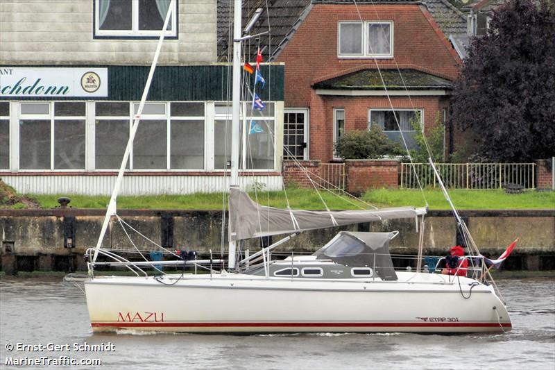 mazu (Pleasure craft) - IMO , MMSI 244170913, Call Sign PB8519 under the flag of Netherlands