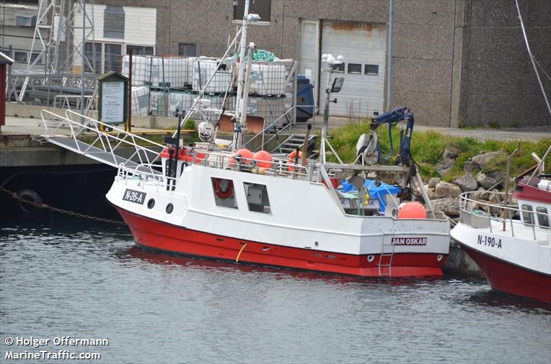 jan oskar (Fishing vessel) - IMO , MMSI 257345820, Call Sign LM6683 under the flag of Norway