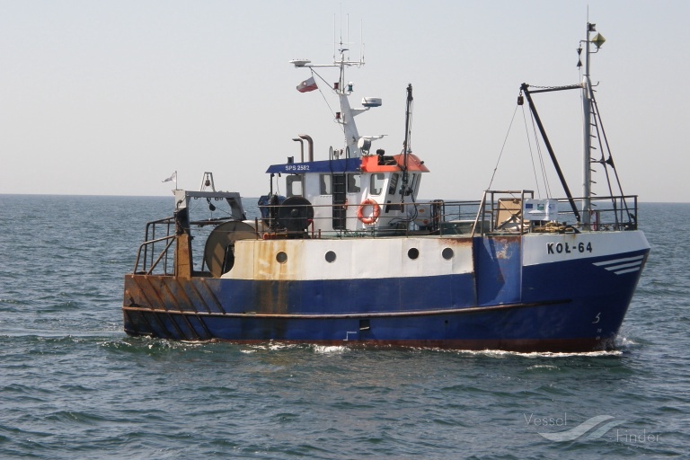 kol-64 (Fishing vessel) - IMO , MMSI 261010840, Call Sign SPS2582 under the flag of Poland