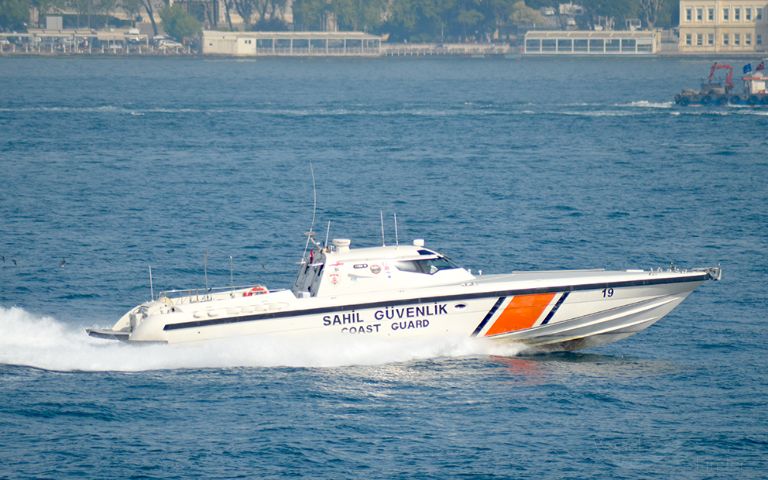 tcsg19 (Law enforcment) - IMO , MMSI 271030089, Call Sign TBXS under the flag of Turkey