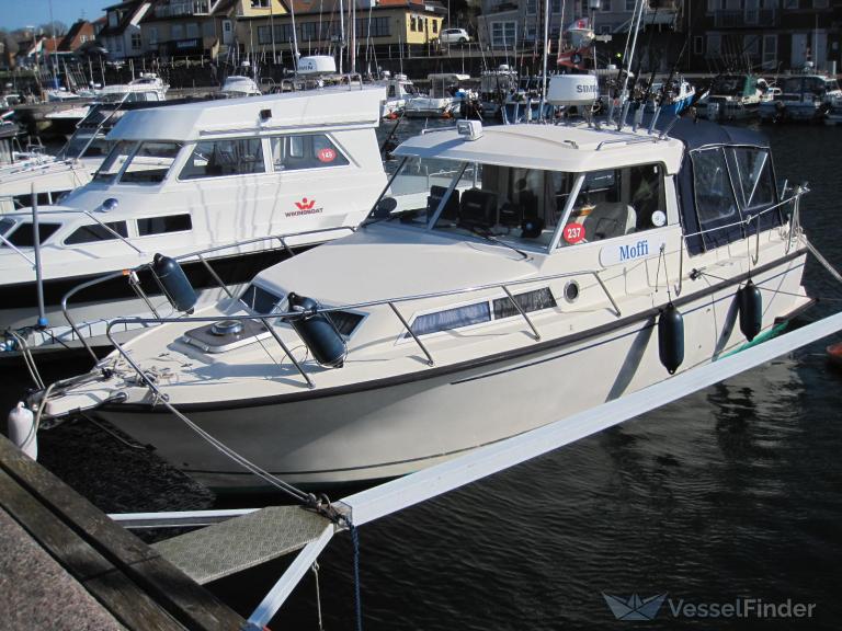 moffi (Pleasure craft) - IMO , MMSI 219019921, Call Sign XPE6383 under the flag of Denmark