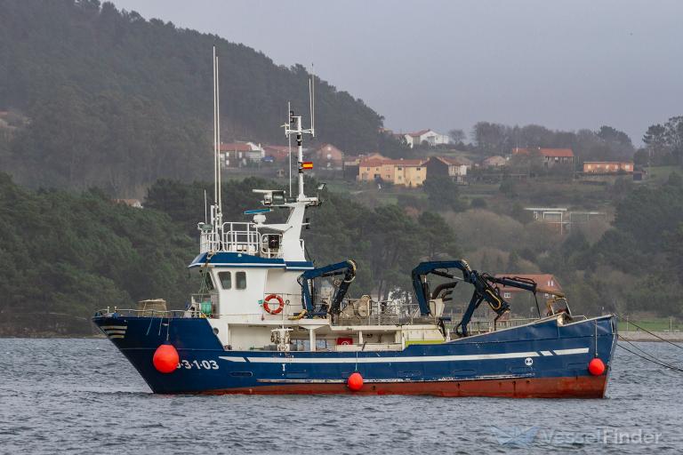 novo tourinan (Fishing vessel) - IMO , MMSI 224104540, Call Sign EA6387 under the flag of Spain