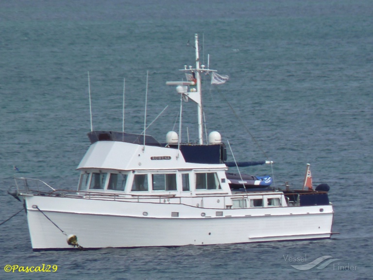 rowena (Pleasure craft) - IMO , MMSI 235003117 under the flag of United Kingdom (UK)