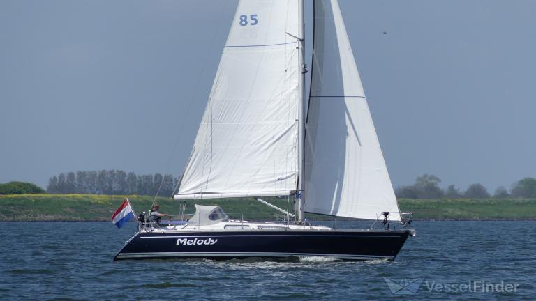 melody (Sailing vessel) - IMO , MMSI 244100028, Call Sign PD4534 under the flag of Netherlands