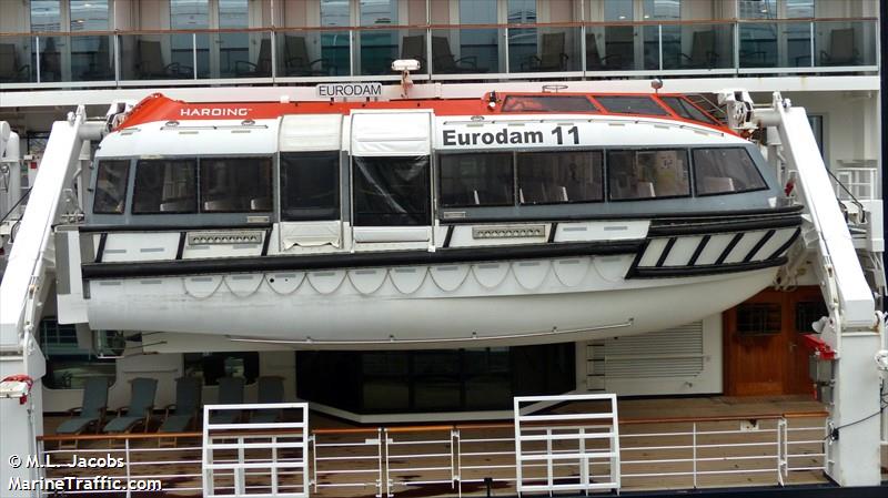 eurodam t11 (-) - IMO , MMSI 245206011 under the flag of Netherlands